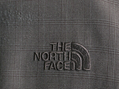 ノースフェイス HYVENT ダウン ジャケット レディース XL 古着 The North Face パーカー ハーフ コート チェック 総柄 フェイク ファー付き