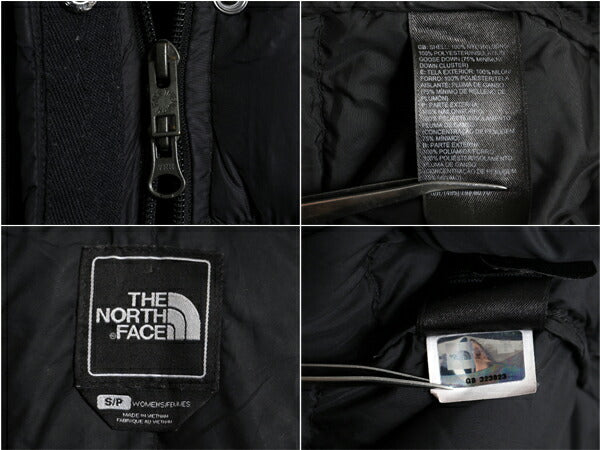 US企画 ノースフェイス ロング ダウン コート レディース S / The North Face アウトドア パーカー ジャケット キルティング 600フィル 黒