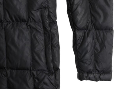 US企画 ノースフェイス ロング ダウン コート レディース M / The North Face アウトドア パーカー ジャケット 550フィル キルティング 黒