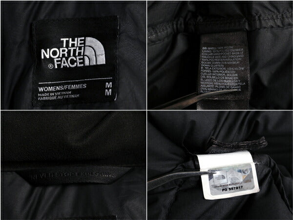 US企画 ノースフェイス ロング ダウン コート レディース M / The North Face アウトドア パーカー ジャケット 550フィル キルティング 黒