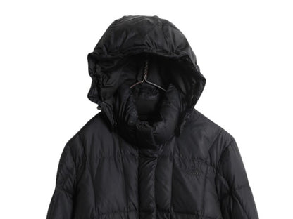 US企画 ノースフェイス ロング ダウン コート レディース M / The North Face アウトドア パーカー ジャケット 550フィル キルティング 黒