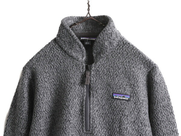 US企画 18年製 パタゴニア ウーリエステル フリース ジャケット レディース S 古着 Patagonia アウトドア ハーフジップ ジャンパー ウール
