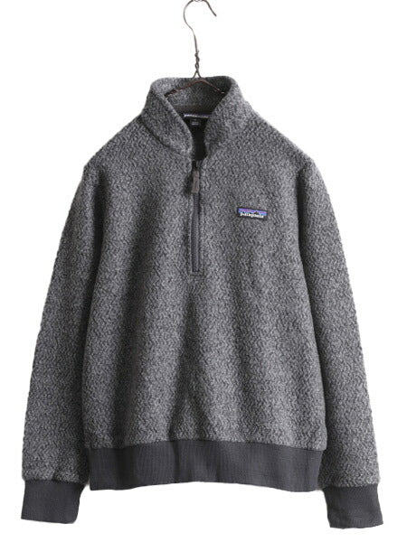US企画 18年製 パタゴニア ウーリエステル フリース ジャケット レディース S 古着 Patagonia アウトドア ハーフジップ ジャンパー ウール