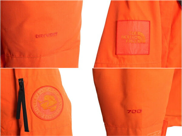 40周年記念モデル US企画 ノースフェイス マクマード ダウン パーカー ジャケット メンズ XL 古着 700フィル DryVent フェイク ファー付き
