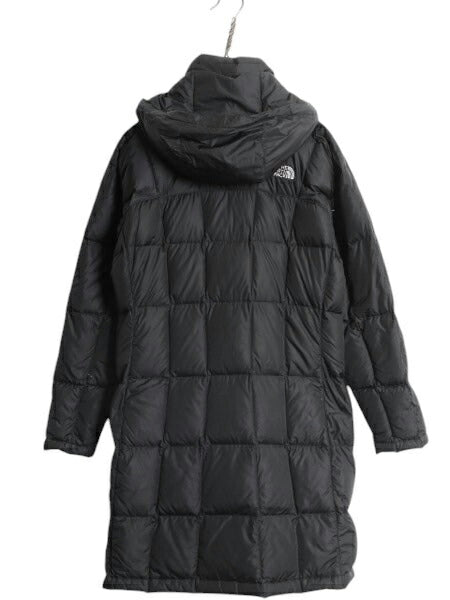 US企画 ノースフェイス ロング ダウン コート レディース XS / The North Face アウトドア パーカー ジャケット キルティング 600フィル 黒
