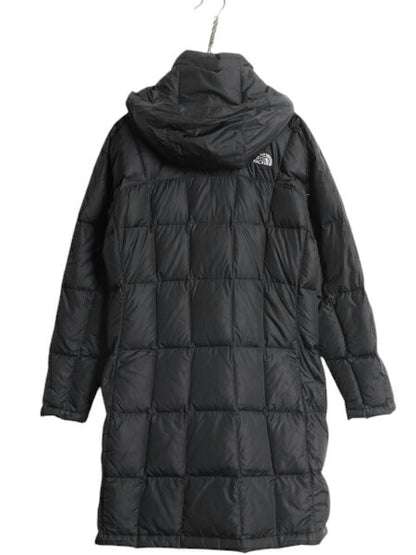 US企画 ノースフェイス ロング ダウン コート レディース XS / The North Face アウトドア パーカー ジャケット キルティング 600フィル 黒