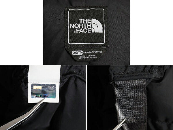 US企画 ノースフェイス ロング ダウン コート レディース XS / The North Face アウトドア パーカー ジャケット キルティング 600フィル 黒