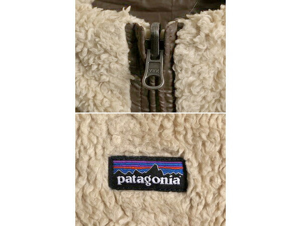 13年製 パタゴニア ロスロボス リバーシブル ベスト レディース S 古着 Patagonia 毛長 パイル ボア フリース ナイロン 重ね着 フルジップ
