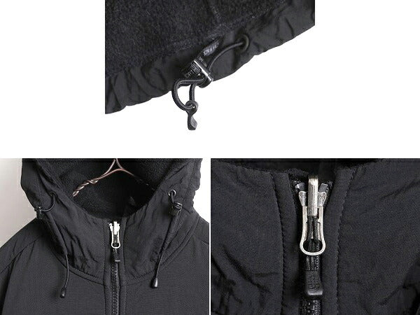 ノースフェイス フード付き デナリ ジャケット レディース M The North Face Denali フリース パーカー ジャンパー アウトドア ブルゾン 黒