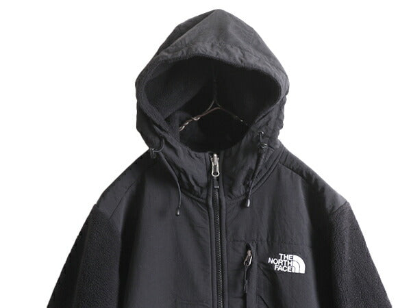 ノースフェイス フード付き デナリ ジャケット レディース M The North Face Denali フリース パーカー ジャンパー アウトドア ブルゾン 黒