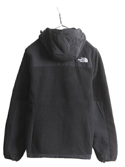 ノースフェイス フード付き デナリ ジャケット レディース S The North Face Denali フリース パーカー ジャンパー アウトドア ブルゾン 黒