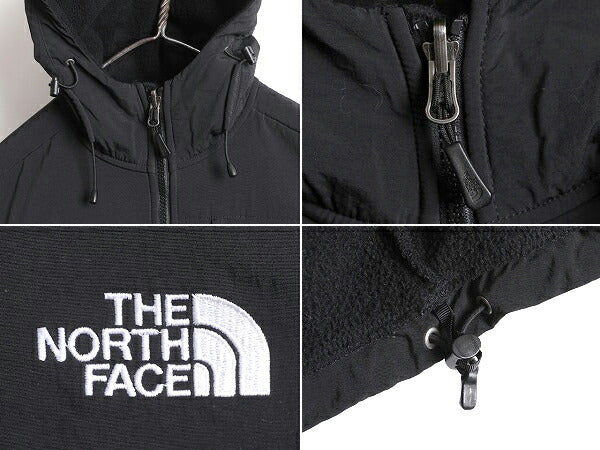 ノースフェイス フード付き デナリ ジャケット レディース S The North Face Denali フリース パーカー ジャンパー アウトドア ブルゾン 黒