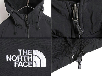 ノースフェイス フード付き デナリ ジャケット レディース S The North Face Denali フリース パーカー ジャンパー アウトドア ブルゾン 黒