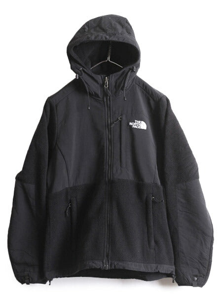 ノースフェイス フード付き デナリ ジャケット レディース S The North Face Denali フリース パーカー ジャンパー アウトドア ブルゾン 黒