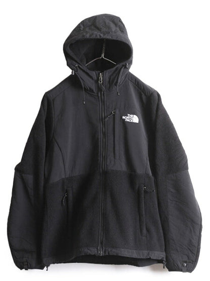 ノースフェイス フード付き デナリ ジャケット レディース S The North Face Denali フリース パーカー ジャンパー アウトドア ブルゾン 黒