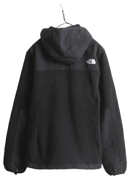 ノースフェイス フード付き デナリ ジャケット レディース M The North Face Denali フリース パーカー ジャンパー ブルゾン アウトドア 黒