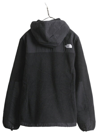 ノースフェイス フード付き デナリ ジャケット レディース M The North Face Denali フリース パーカー ジャンパー ブルゾン アウトドア 黒