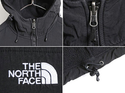 ノースフェイス フード付き デナリ ジャケット レディース M The North Face Denali フリース パーカー ジャンパー ブルゾン アウトドア 黒