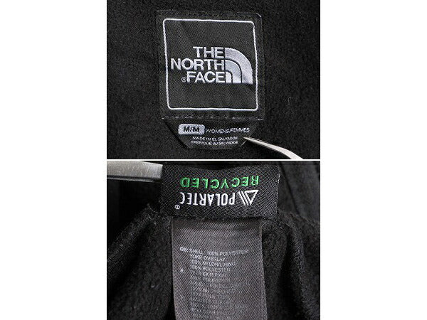 ノースフェイス デナリ ジャケット レディース M / The North Face DENALI アウトドア フリース ナイロン ブルゾン ブラック ジャンパー 黒