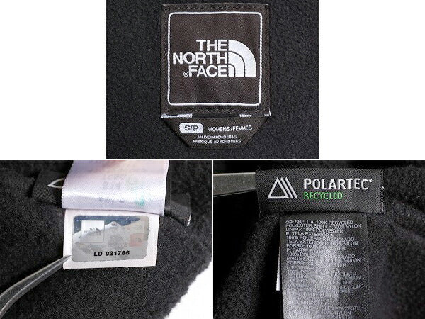 ノースフェイス デナリ ジャケット レディース S / The North Face DENALI アウトドア フリース ナイロン ブルゾン ブラック ジャンパー 黒