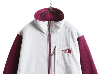 ノースフェイス デナリ ジャケット レディース M 古着 The North Face DENALI アウトドア フリース ナイロン ブルゾン ジャンパー 2トーン