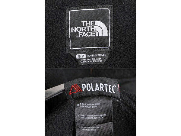 ノースフェイス デナリ ジャケット レディース S / The North Face DENALI アウトドア フリース ナイロン ブルゾン ブラック ジャンパー 黒