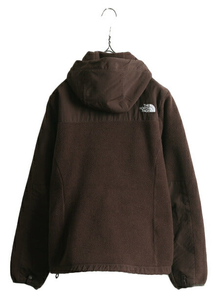 ノースフェイス フード付き デナリ ジャケット レディース S The North Face Denali フリース パーカー ジャンパー アウトドア ブルゾン 茶