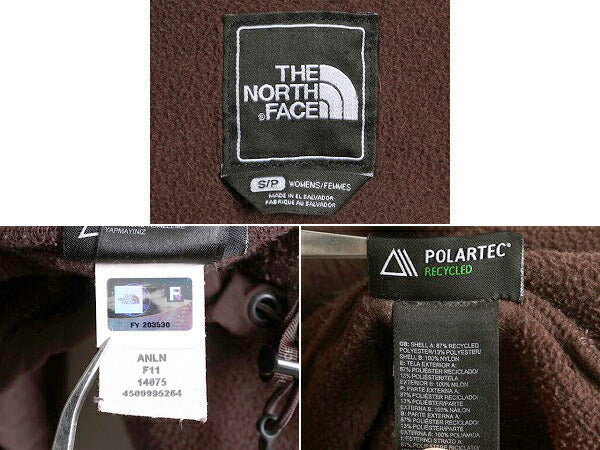 ノースフェイス フード付き デナリ ジャケット レディース S The North Face Denali フリース パーカー ジャンパー アウトドア ブルゾン 茶