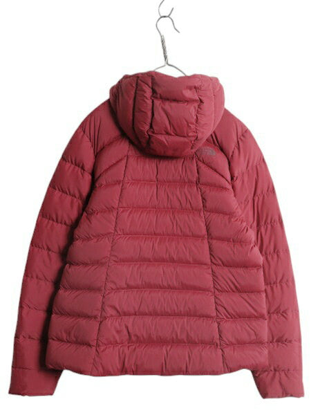 US企画 ノースフェイス ダウン パーカー ジャケット レディース XL The North Face 700フィル  ストレッチ ナイロン キルティング ブルゾン