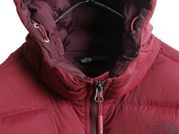 US企画 ノースフェイス ダウン パーカー ジャケット レディース XL The North Face 700フィル  ストレッチ ナイロン キルティング ブルゾン