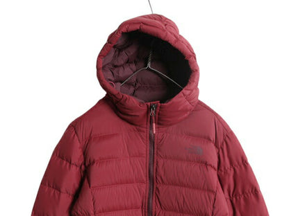 US企画 ノースフェイス ダウン パーカー ジャケット レディース XL The North Face 700フィル  ストレッチ ナイロン キルティング ブルゾン