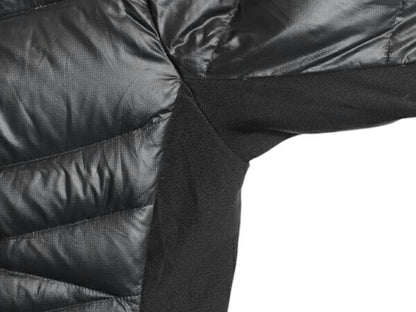 ノースフェイス ナイロン ダウン ジャケット レディース M / The North Face キルティング ジャンパー ストレッチ 切替 600フィル ブラック