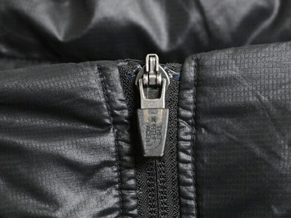 ノースフェイス ナイロン ダウン ジャケット レディース M / The North Face キルティング ジャンパー ストレッチ 切替 600フィル ブラック
