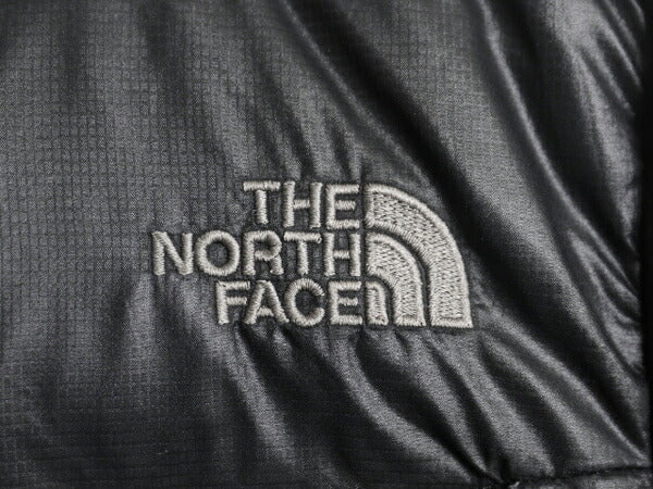 ノースフェイス ナイロン ダウン ジャケット レディース M / The North Face キルティング ジャンパー ストレッチ 切替 600フィル ブラック