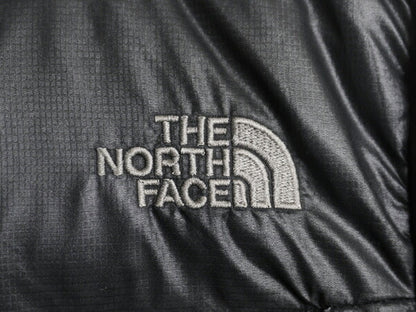 ノースフェイス ナイロン ダウン ジャケット レディース M / The North Face キルティング ジャンパー ストレッチ 切替 600フィル ブラック