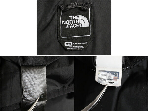 ノースフェイス ナイロン ダウン ジャケット レディース M / The North Face キルティング ジャンパー ストレッチ 切替 600フィル ブラック
