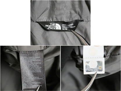 US企画 ノースフェイス 中綿 ナイロン ジャケット メンズ M The North Face アウトドア ブルゾン キルティング フルジップ ハイネック 濃灰