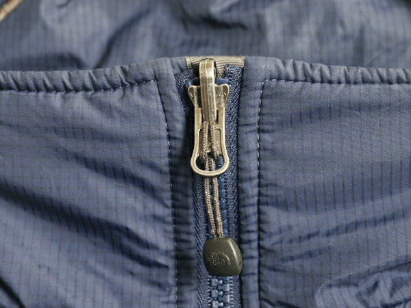 ノースフェイス 中綿 ナイロン ジャケット メンズ XL 古着 The North Face フルジップ ブルゾン アウトドア プリマロフト 大きいサイズ 紺