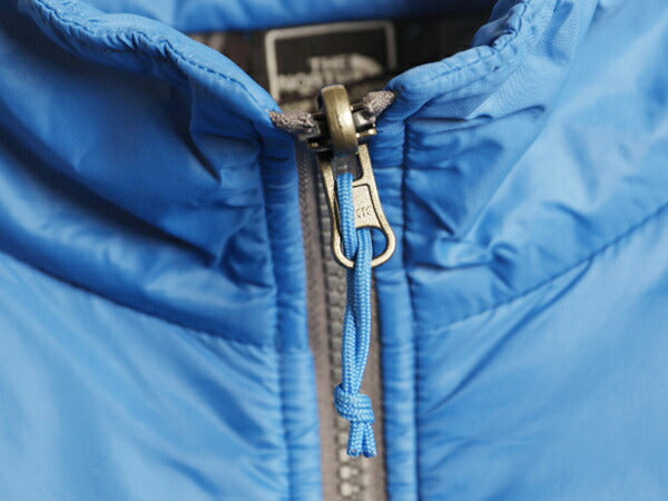 ノースフェイス 中綿 ナイロン ジャケット メンズ XL 古着 The North Face フルジップ アウトドア ジャンパー ハイネック 大きいサイズ 青