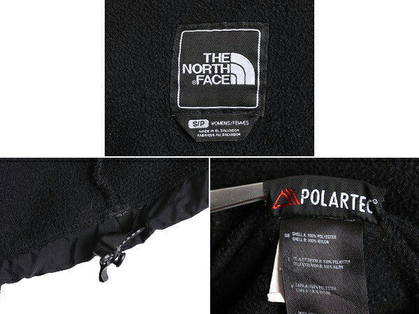 ノースフェイス デナリ ジャケット レディース S / The North Face DENALI アウトドア フリース ナイロン ブルゾン ブラック ジャンパー 黒