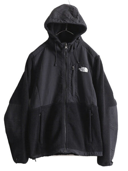 ノースフェイス フード付き デナリ ジャケット レディース M The North Face Denali フリース パーカー ジャンパー アウトドア ブルゾン 黒