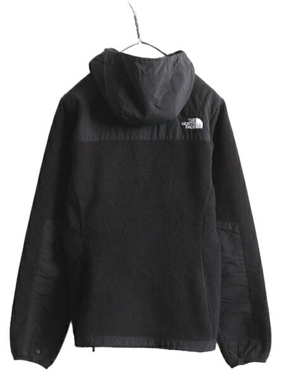 ノースフェイス フード付き デナリ ジャケット レディース S The North Face Denali フリース パーカー ジャンパー アウトドア ブルゾン 黒