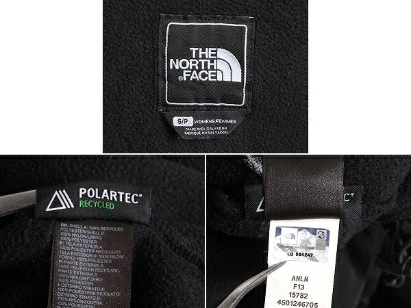 ノースフェイス フード付き デナリ ジャケット レディース S The North Face Denali フリース パーカー ジャンパー アウトドア ブルゾン 黒