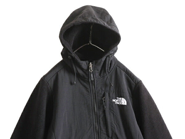 ノースフェイス フード付き デナリ ジャケット レディース S The North Face Denali フリース パーカー ジャンパー アウトドア ブルゾン 黒