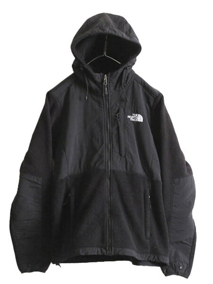 ノースフェイス フード付き デナリ ジャケット レディース S The North Face Denali フリース パーカー ジャンパー アウトドア ブルゾン 黒