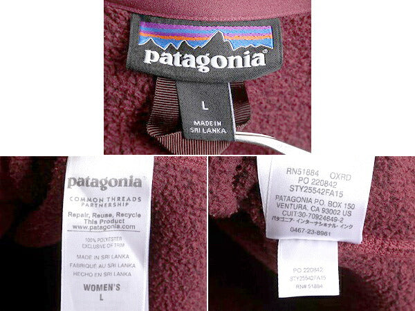 15年製 パタゴニア ベターセーター ジャケット レディース L / Patagonia アウトドア フリース ジャンパー フルジップ ブルゾン ハイネック