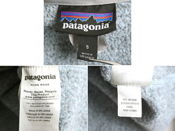 19年製 パタゴニア ベターセーター ハーフジップ レディース S / 古着 Patagonia アウトドア フリース ジャケット プルオーバー ジャンパー