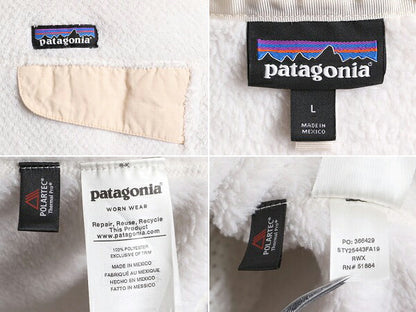 19年製 パタゴニア リツール スナップT プルオーバー ジャケット レディース L / Patagonia アウトドア フリース 毛足 ブルゾン ハイネック