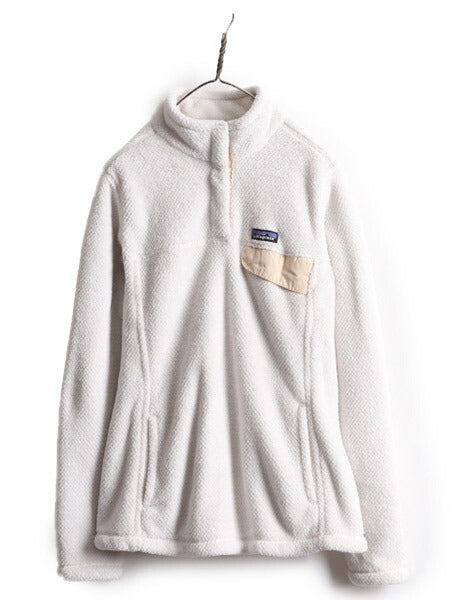 19年製 パタゴニア リツール スナップT プルオーバー ジャケット レディース L / Patagonia アウトドア フリース 毛足 ブルゾン ハイネック