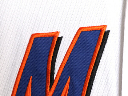 MLB オフィシャル Majestic メッツ ベースボール シャツ メンズ XL 程/ 古着 ユニフォーム ゲームシャツ メジャーリーグ 半袖シャツ 重ね着